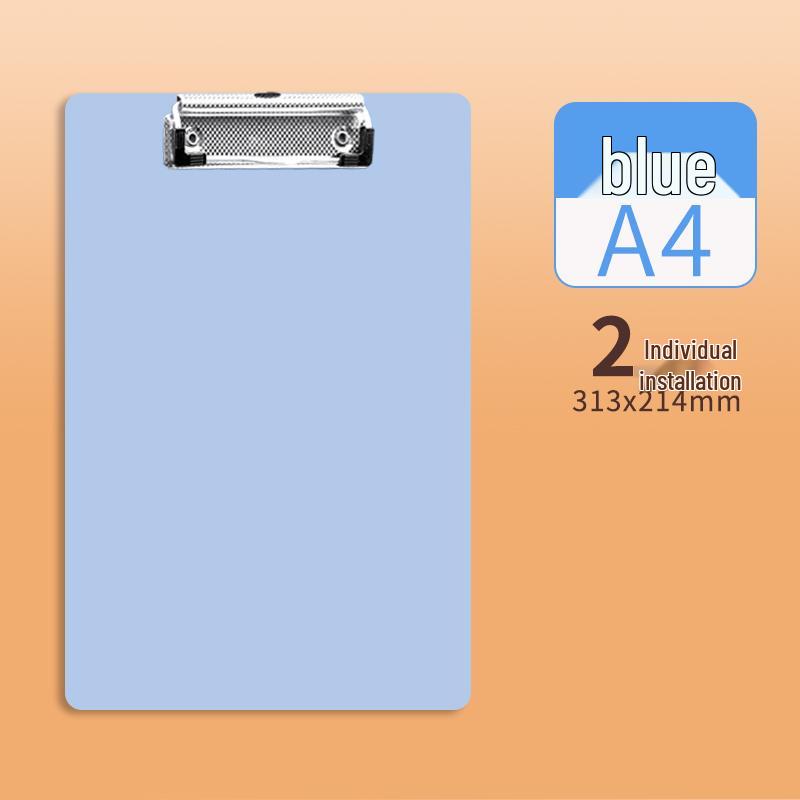 Morandi A4 Clipboard with Strong Clip for Writing, Office, and Meeting Notes