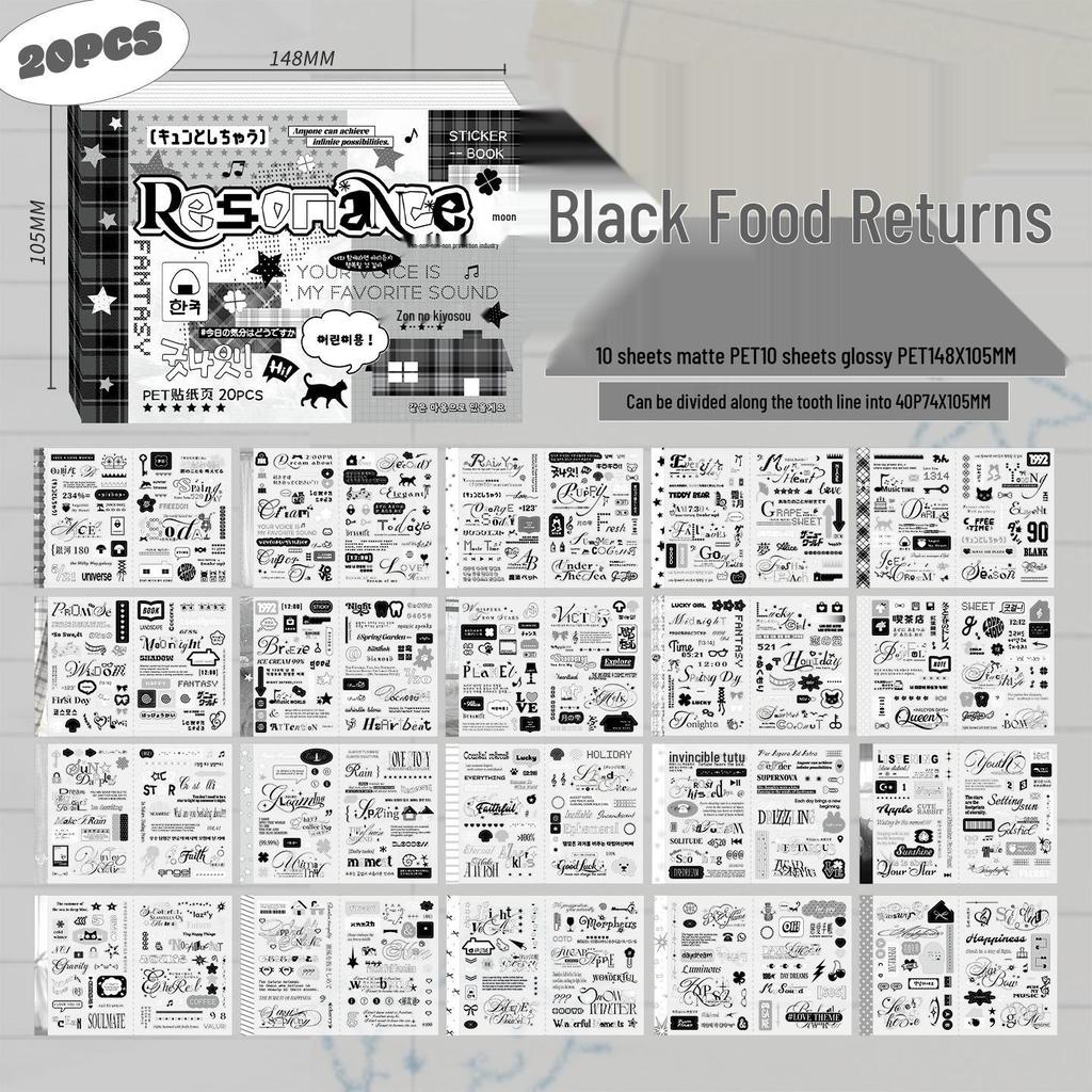 Xinmo M5 faltbares koreanisches Sticker-Album - Niedliche Journal-Dekoration für Mädchen