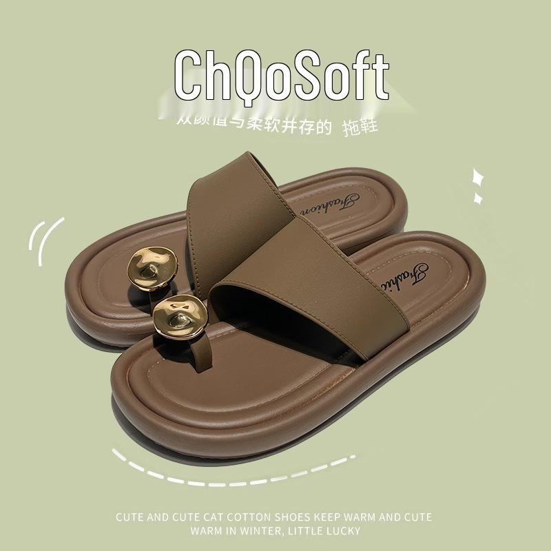 2024 Women's Versatile Rhinestone Bow Sandals: Casual Summer Beach Slippers