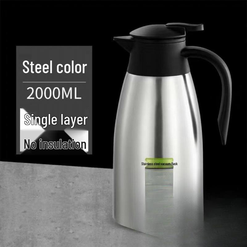 

316 Stainless Steel Double-Layer Insulated Water Bottle - Anti-scalding, Hot & Cold Retention, High-End Cup for Home & Commercial Use. 2.5L Extra Thick 316L (36-hour Insulation)