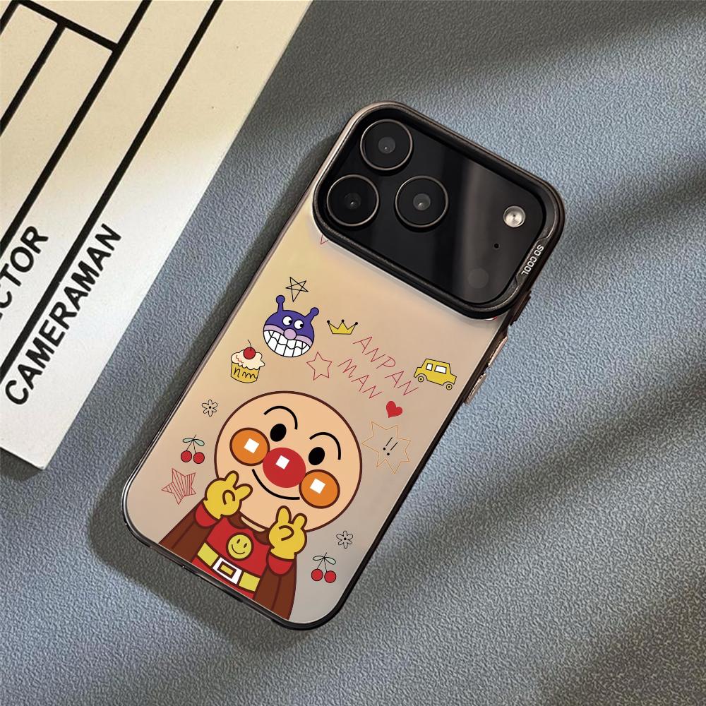 Anime A-Anpanmans Cute Phone Case For iPhone 17 16 15 14 13 12 11 Pro Max Air Matte Laser Aurora Shockproof Funda