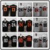 Mens American Football Jersey Brown Team Beckham Jr 13 Mayfield 6 Retro Style Fan Wear Rugby Sports