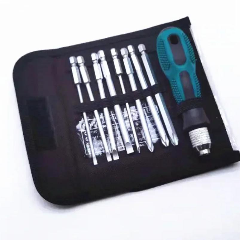 Krachtige 9-Piece Multifunctional Screwdriver Set Slotte Phillips Screwdriver Hand Tools