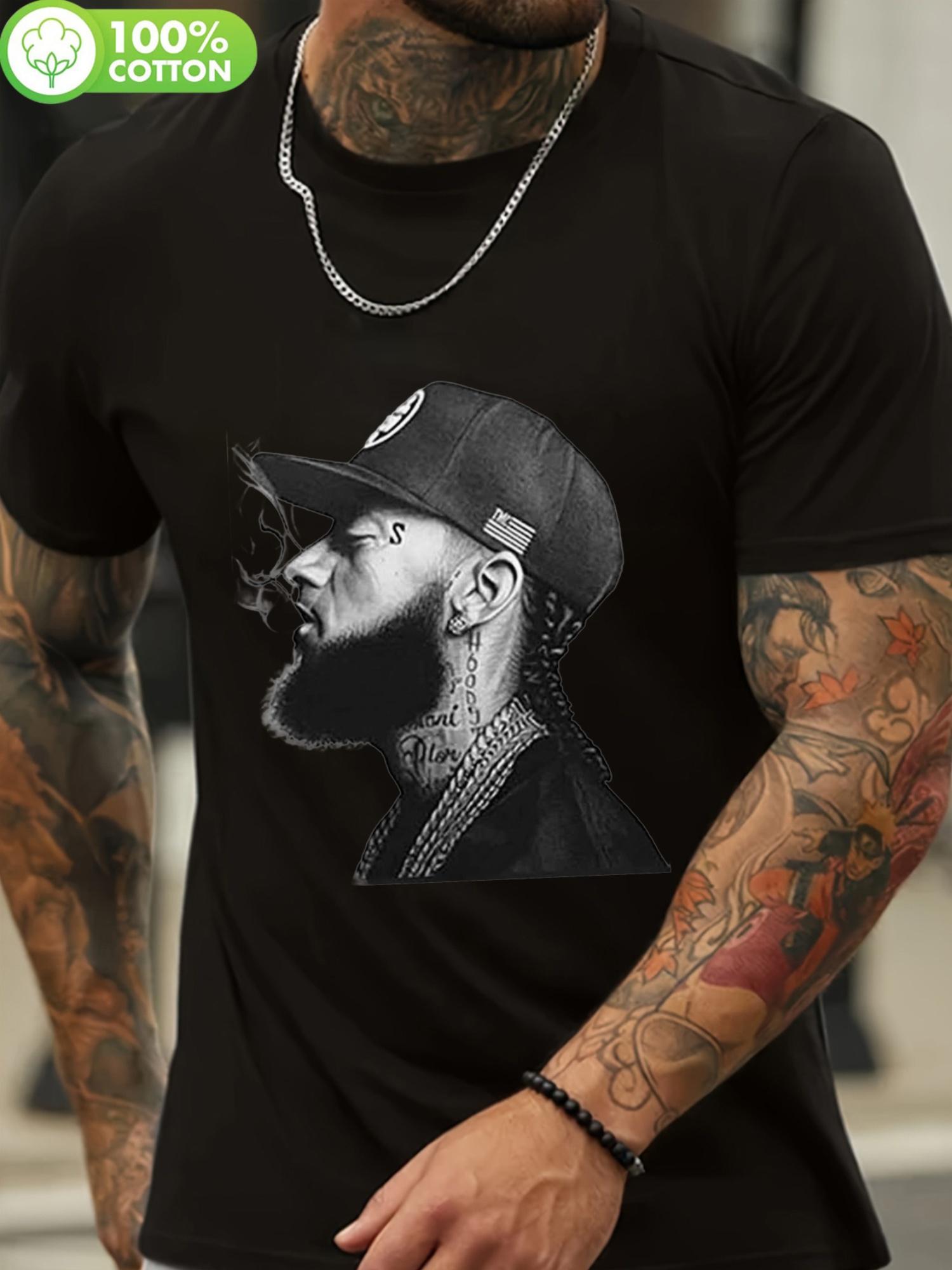 LocalBlack Cotton Graphic T-shirt - Short Sleeve S