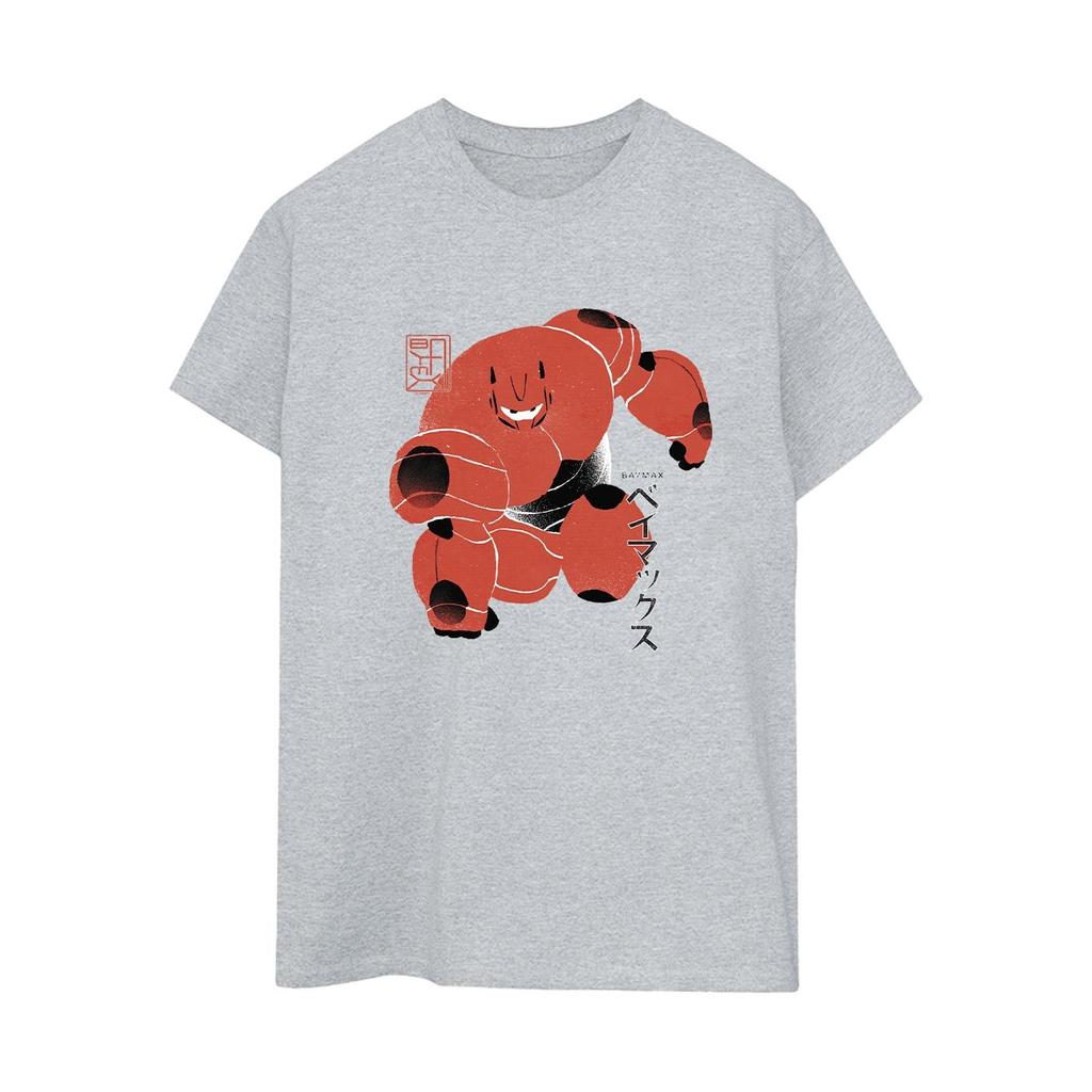 Disney Womens/Ladies Big Hero 6 Baymax Suite Pose Cotton Boyfriend T-Shirt