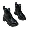 Thick-soled Martin Boots Women's Autumn and Winter New Retro Medium Boots, Thin and Versatile Short Boots