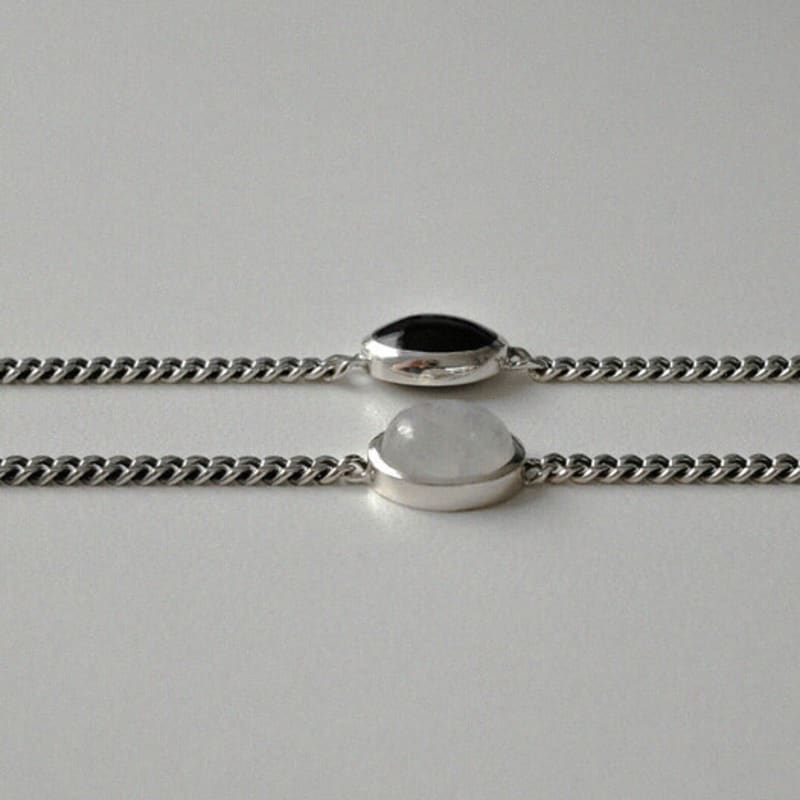 

Retro finger Mineral Chain_SB122 SB122 Mineral Chain Onyx