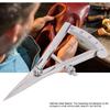 Marking Gauge, Metal Compass Multipurpose High Accuracy Adjustable for Leather Trimming Projects(Screw lock type marking gauge)