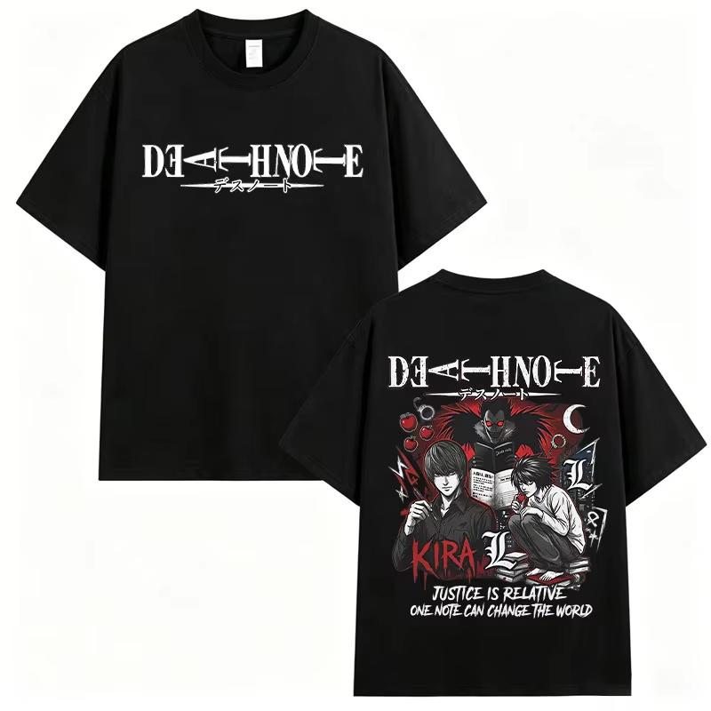 2026 DEATH NOTE Misa Amane Maglietta Anime Manga Stampa Grafica Vintage Retro Oversize Cotone Unisex Manica Corta Streetwear Alta Qualità Maglietta Casual