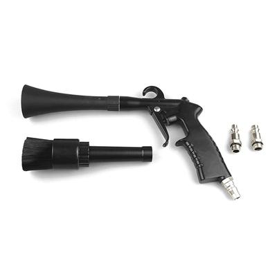 Air Blow Gun with Nozzle and Brush High Pressure Car Cleaning Gun Kit with Europe America Japan Connectors Detailing