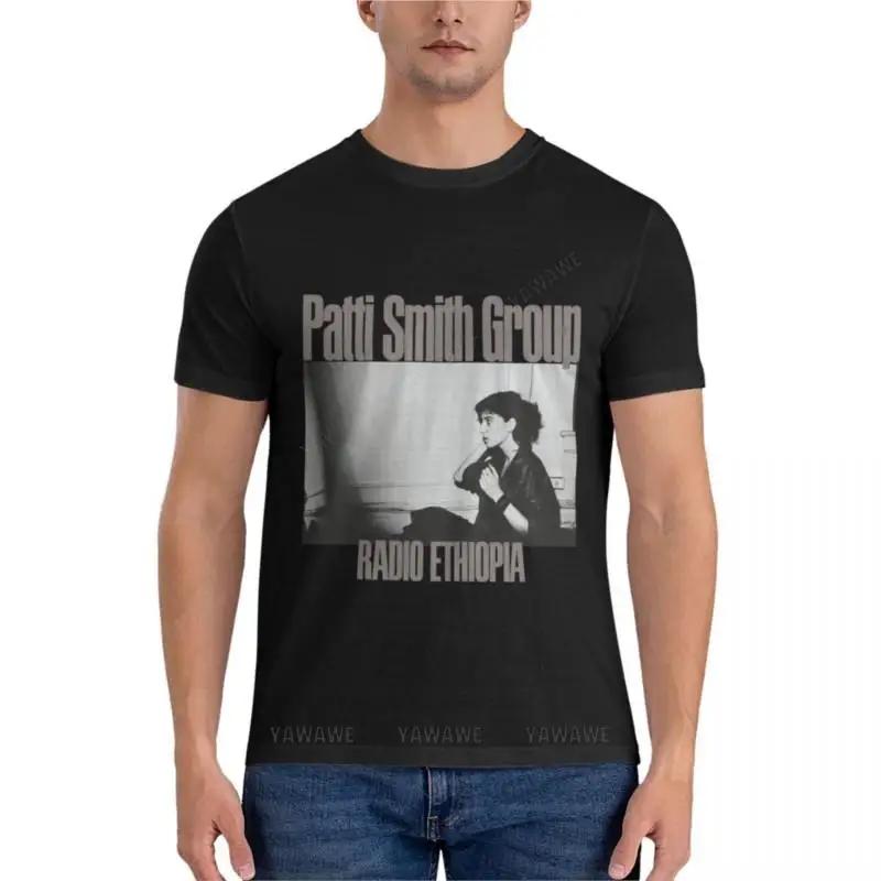 

Patti Smith Group, Radio Ethiopia Classic T-Shirt mens t shirt Short sleeve tee mens clothing brand t-shirt men cotton teeshirt 3XL