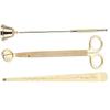 ABBP-3Pcs Candle Accessory Set:Candle Snuffer Extinguisher Wick Trimmer, Dipper & Snuffer For Candle Lovers