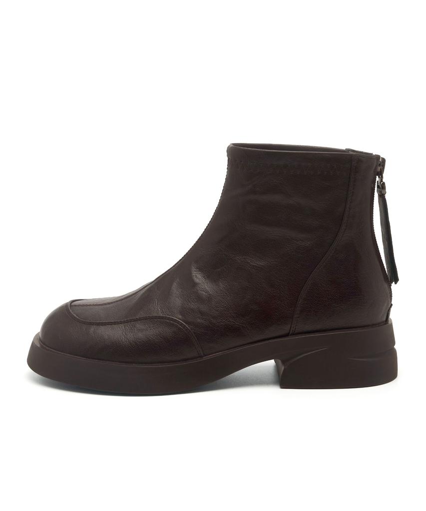 Spur Colin Round Edge Ankle Boots 4.5Cm -Va9067 (2Color)