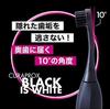 Craprox Black is White elektrický zubní kartáček prášková zubní pasta 3g náhradní kartáček sada 2 + +