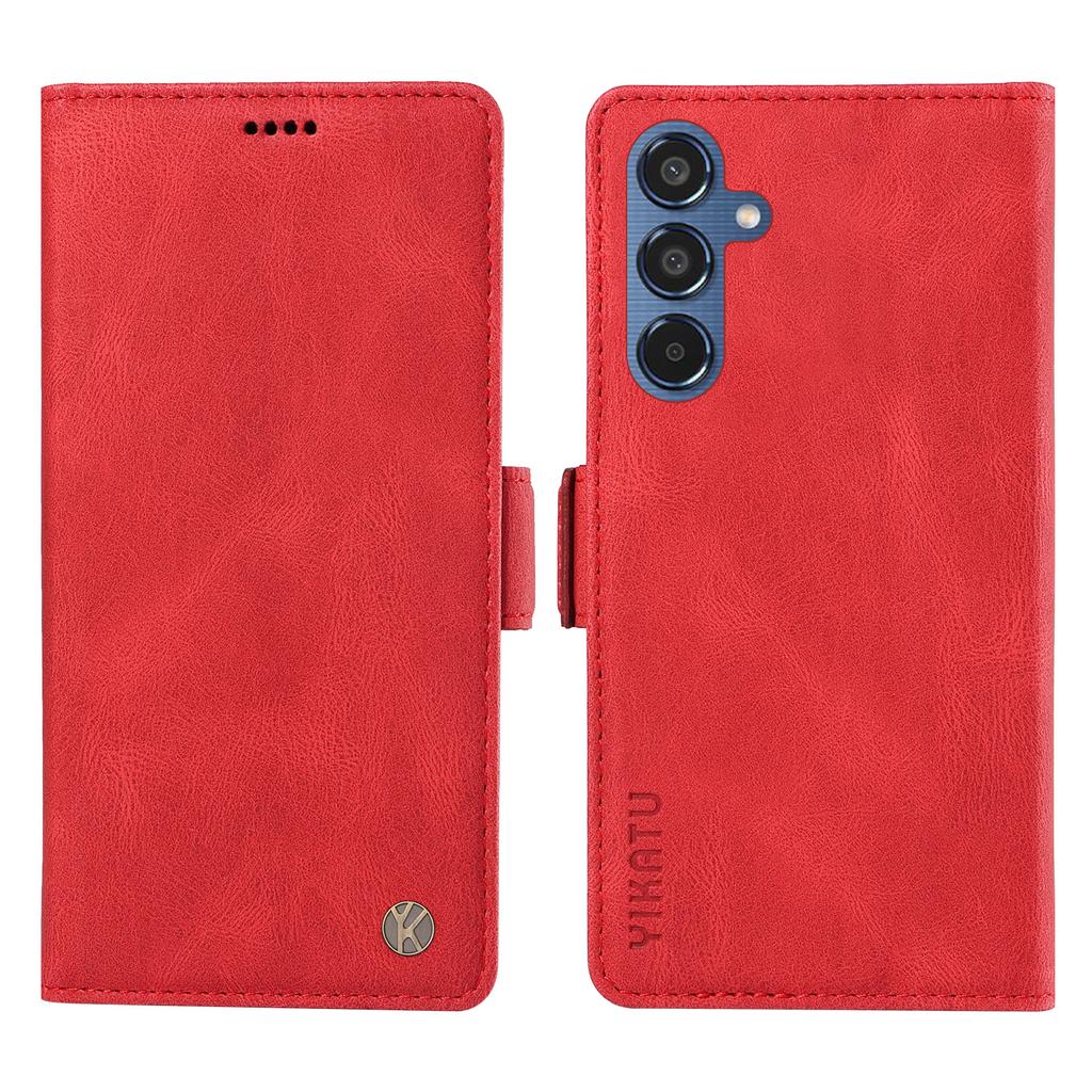 Für Samsung Galaxy M35 5G Hülle PU Leder Brieftasche Handyhülle Skin Haptik