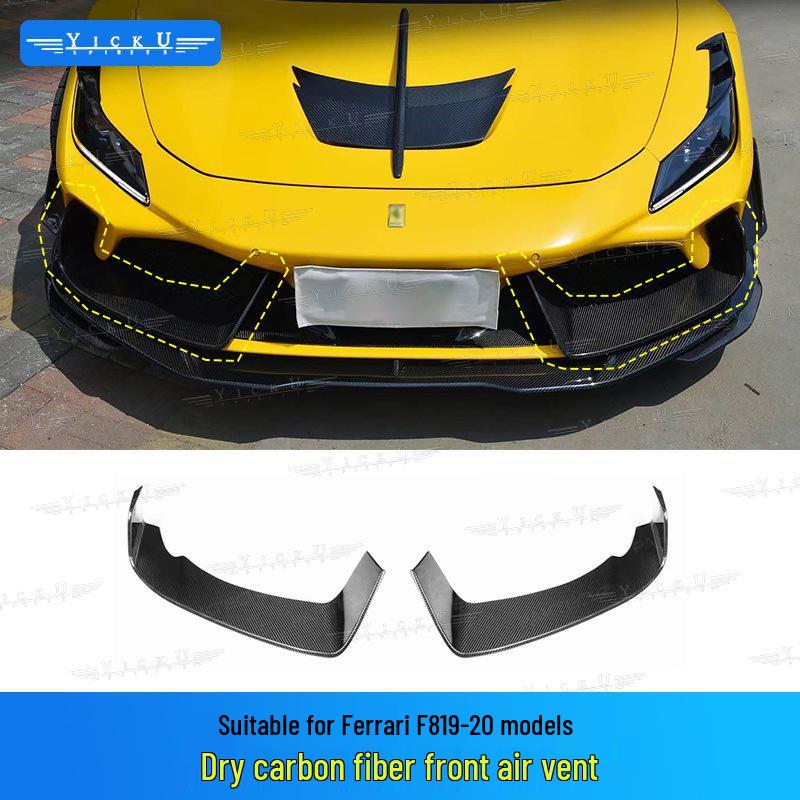 Ferrari F8 PK Style Carbon Fiber Rear Wing Body Kit