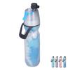 PE Misting Water Bottle Spray Mist Sports Water Bottle Reusable Cooling Drinking Bottle with Double
