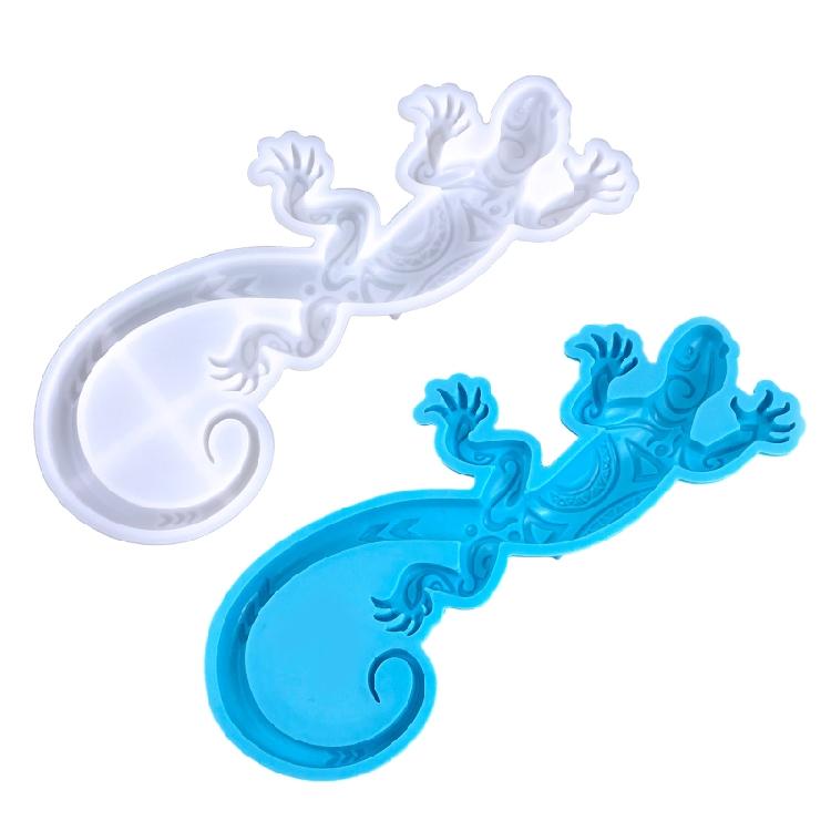 Stereo Gecko Epoxy Casting Mould for Wall Hanging Mount Decor DIY Crafts