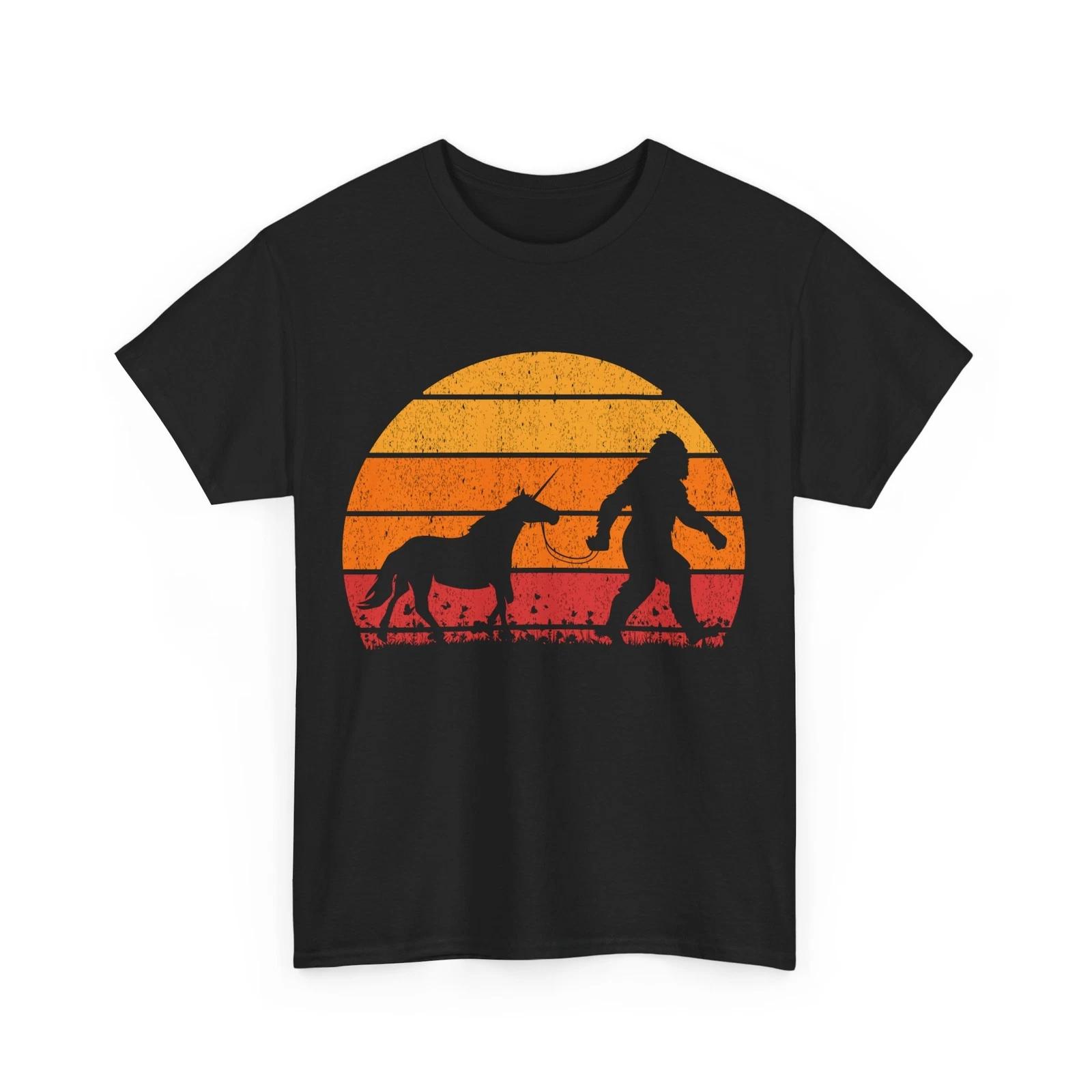 Bigfoot Shirt, Sasquatch Unicorn Shirt, Bigfoot Lovers Women Men Shirt L