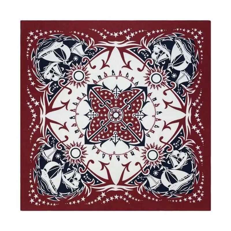 Hip Hop Hair Scarves Wrap Wild Western Pattern Headwraps Exquisite Head Kerchief Head Scarf Head Scarf Photo Props