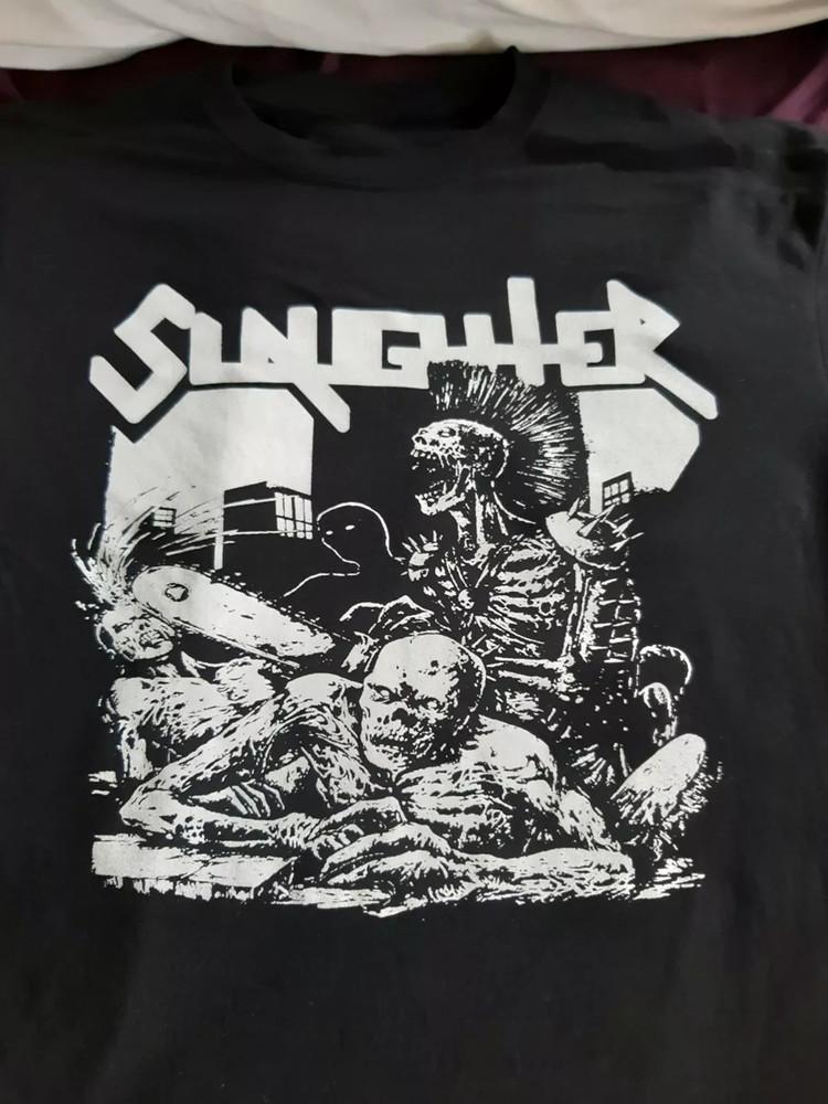 Slaughter Band Music For Lovers Black T-Shirt Cotton Full Size Unisex T-Shirt XL