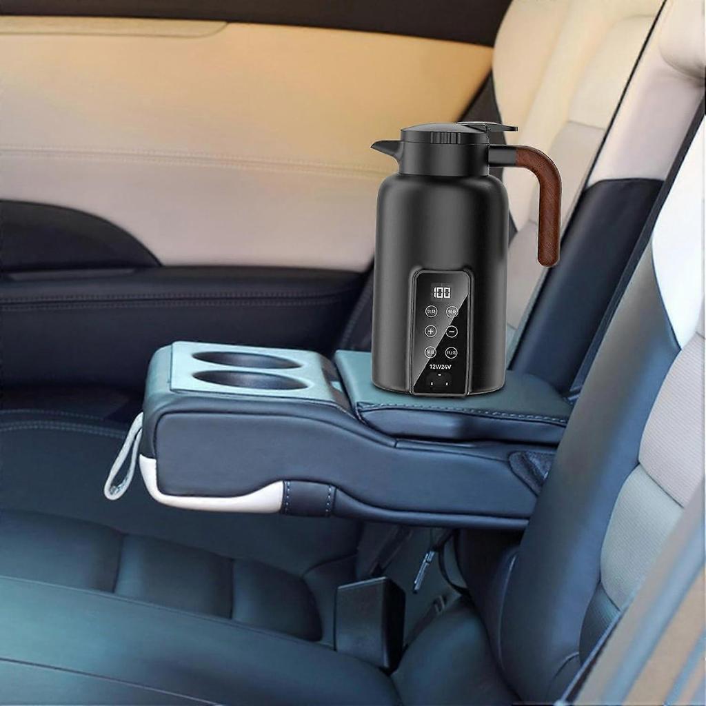 Smart Heating Car Cup, Travel Coffee Mug Car, Electric Kettle Electric Heat Water Cup for Tea Milk Heated