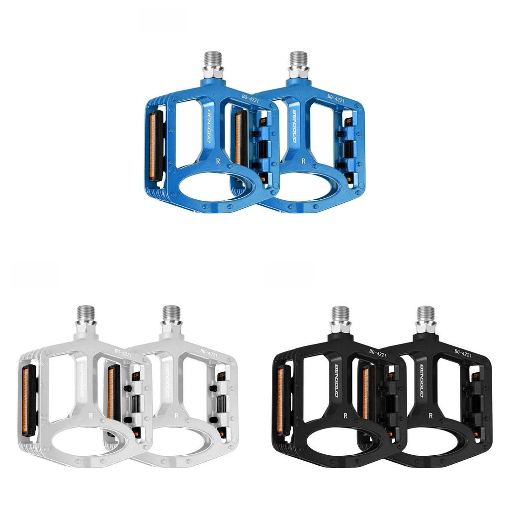 Cykelpedal med dubbla lager i aluminiumlegering för mountainbikecykling och pendling