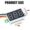 Compact 0.36 Inch Voltages Meter with Three Wire Designs Voltages Monitors for Accurate Measurements In Various Devices