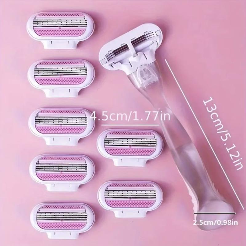 Women's Triple-Blade Underarm Razor with Replaceable Head