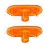    Side Marker Light Lens ABS   Direct Replacement On Installation Compatible with      6 2006 2018 2PCS Set 