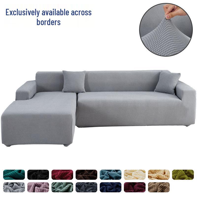 Universal Stretch Sofa Cover - Modern, Year-Round Fit for Chaise and Leather Sofas