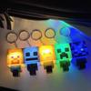 My World Movie-Inspired Glowing Figurine Keychain Pendant - Night Light Gift