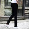 Męskie dżinsy ze średnim stanem i zamkiem błyskawicznym z wieloma kieszeniami Wiosna Jesień Slim Fit Proste spodnie dżinsowe Streetwear