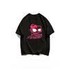 MINISO Hello Kittys T-Shirt für Damen Sommer Mädchen Cartoon Aufdruck Oberteile Baumwolle Hohe Qualität Kurze Ärmel Locker Freizeit Paar T-Shirts