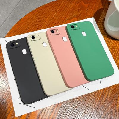 Luxury Solid Color Phone Case For Oppo F5 F11 F17 F9 F21 F7 F19 F15 F21 Pro Find X2 X3 X5 Soft Matte Silicone Dustproof Protective Cover For Oppo Capa