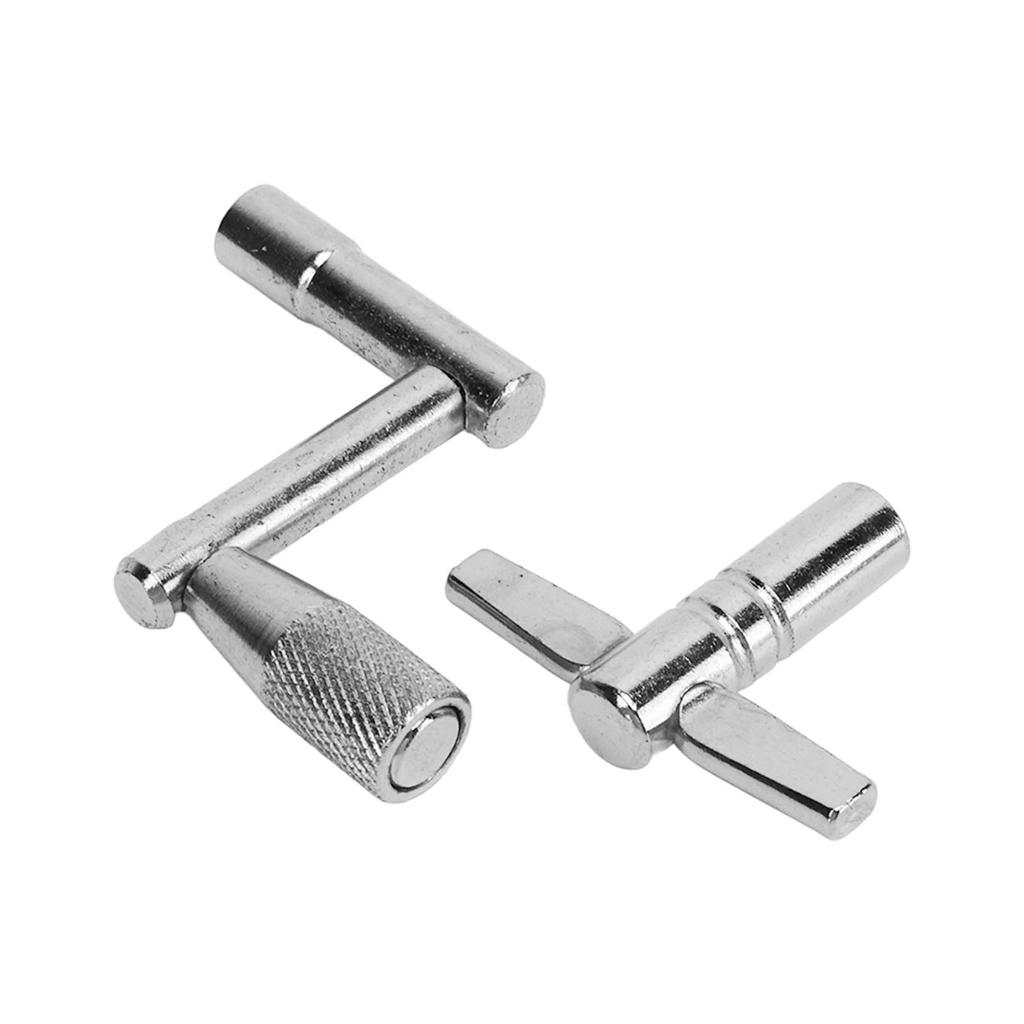 2Pcs Drum Key Standard Universal Turning Tool Metal Parts Accessories Z and T Shape