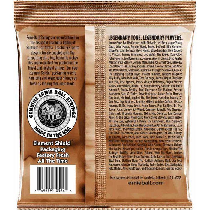 Ernie Ball 2143 - Jeu cordes acoustiques phosphore bronze Custom medium - 12,5-56