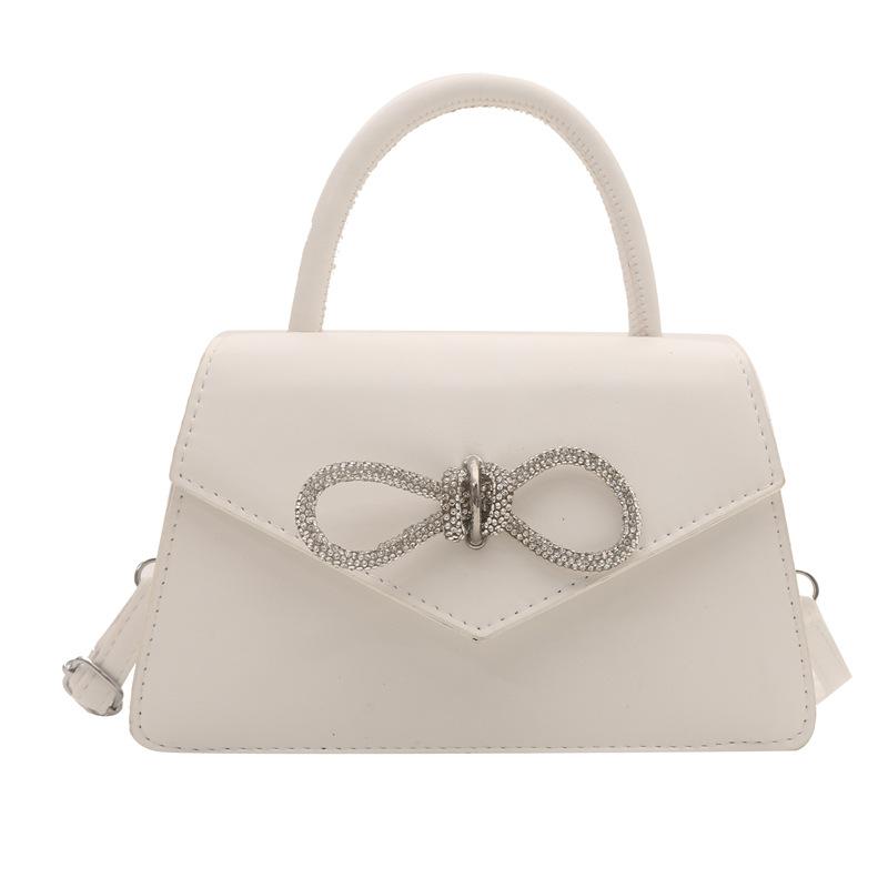 

Модный тренд, новая простая сумка с бантом, модная сумка через плечо, переносная женская сумка белый