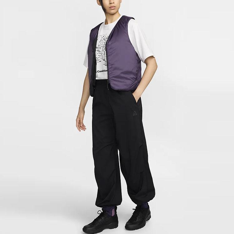 Nike ACG Activitorium Logo Embroidered Drawstring Design Comfortable Quick-Dry High-Waisted Sun Protection Casual Pants Women Pants Black FV7320-010