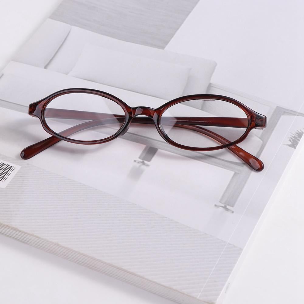Oval Small Oval Frame Glasses PC Optical Myopia Glasses Vintage Flat Spectacle Glasses  Men