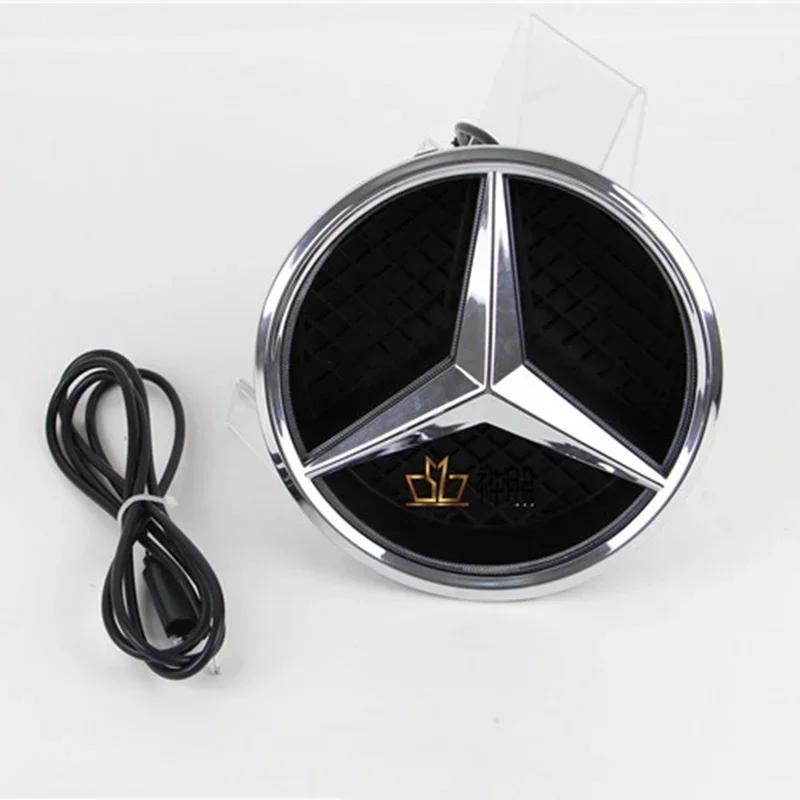 C200 E200 Dla Mercedes Benz dla MERCEDES BENZ Podświetlane Logo Przednie Emblemat Oświetlenie Grillu Odznaka Grillu LED W166 W176 W204 W207 W212 W218