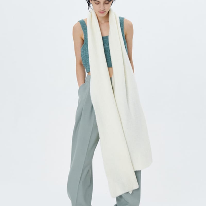 ETCH SCHLINGENGARN WOLLSCHAL(ELFENBEIN)