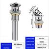 Electroplated Pop-up Sink Drainer