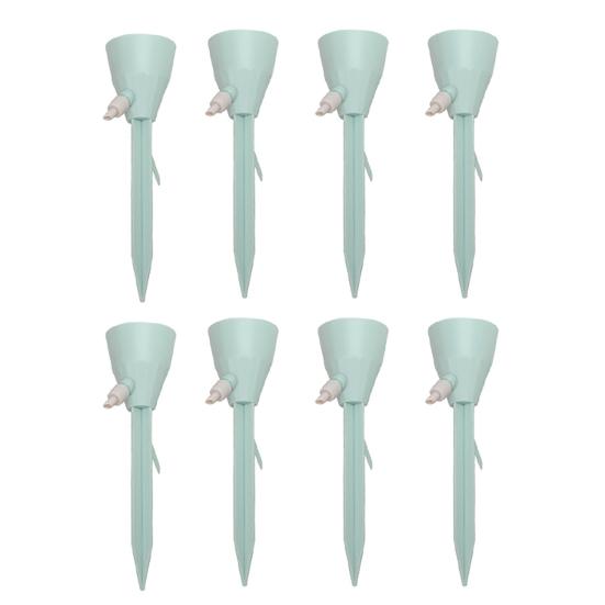 Adjustable Self Watering Spikes Slow Release Plant Drip Irrigation Tool 8pcs зелёный