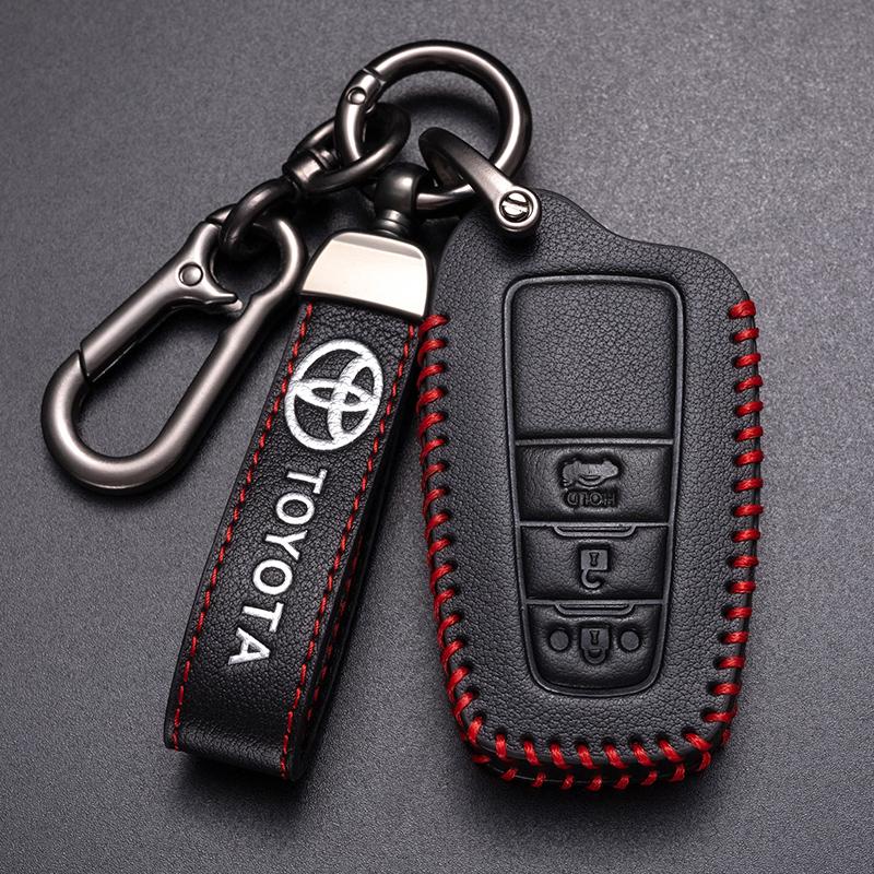 Car Smart Remote Key Case Cover Holder Shell Fob For Toyota Corolla Prius Camry CHR C-HR RAV4 Altis Land Cruiser Prado Keyless