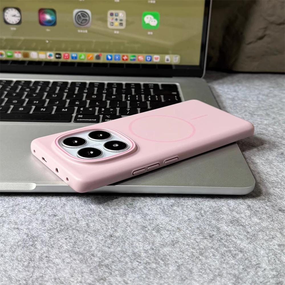 Ultra Thin Solid Color Matte Hard Case For Xiaomi Redmi Note 14 13 Pro Plus 14R 14C 13C Magnetic Wireless Charge Slim Back Cover