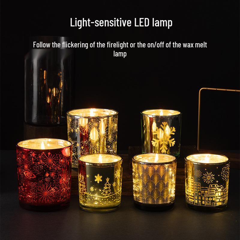 LED Light-Sensing Candle: Romantic Valentine's Gift for Bedroom or Hotel