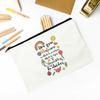 Spanish Printed Makeup Bag Female Travel Neceser Cosmetic Pouch Travel Toiletry Organizer School Pencil Bags Gifts for Teacher