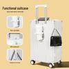 LianSheng 20-inch Carry-On Luggage with Cup Holder