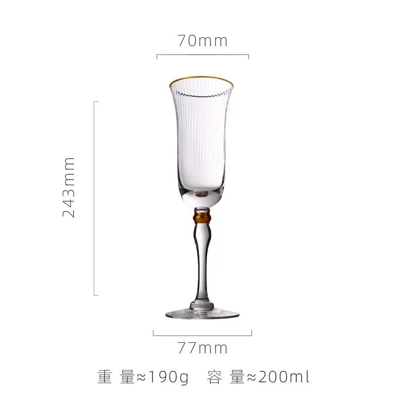 Nordic Phnom Penh Wine Glasses Champagne Glasses Model Rooms Wine Utensils Soft Furnishings Table Ornaments Glasses